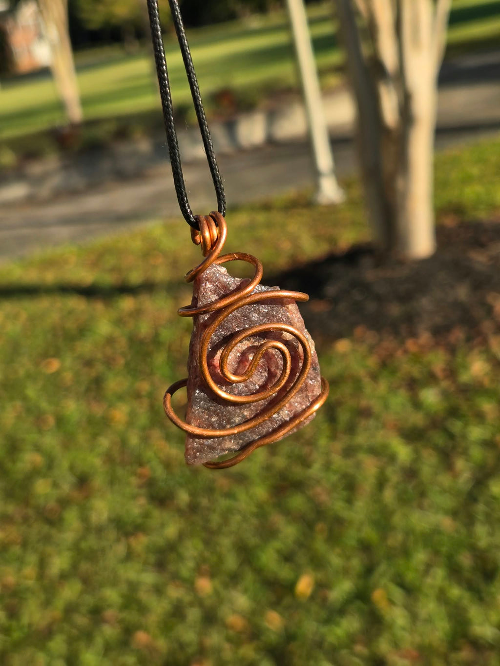 Strawberry Quartz in Copper