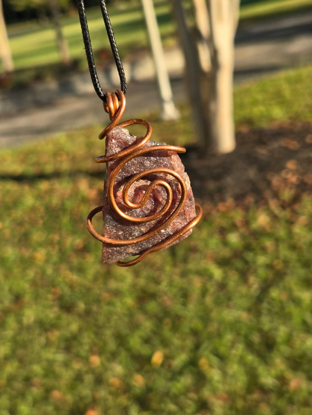 Strawberry Quartz in Copper