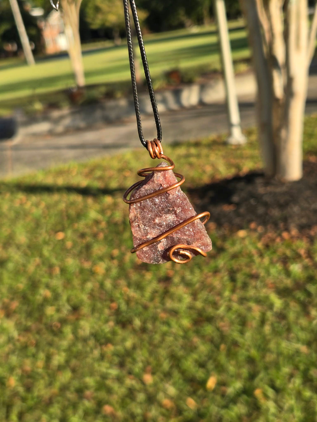 Strawberry Quartz in Copper