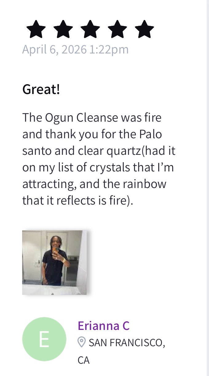 Ogun Protection & Clearing Bath