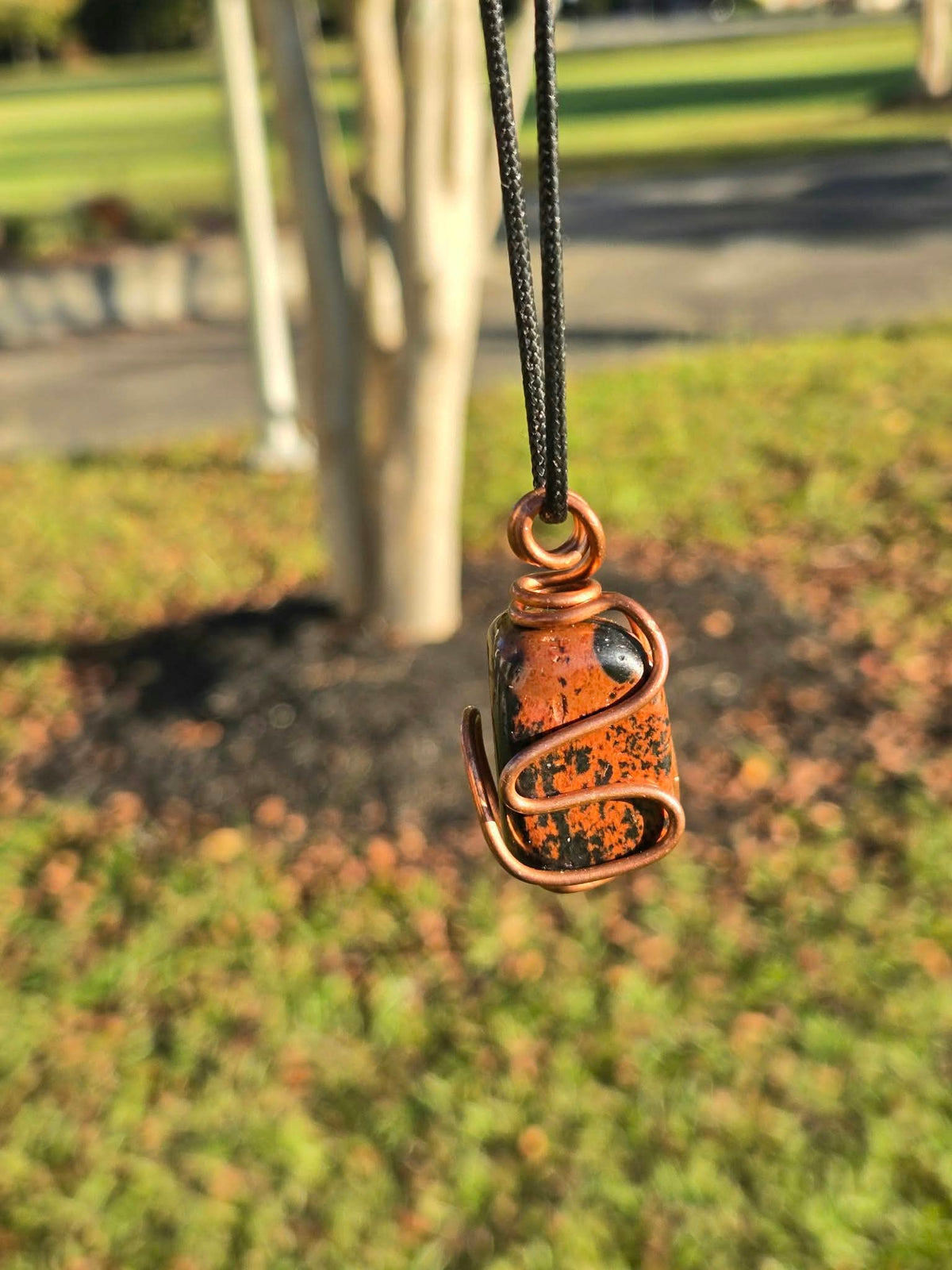 Mahogany Obsidian in Copper